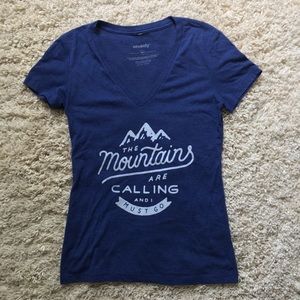 The Mountains are Calling Shirt M
